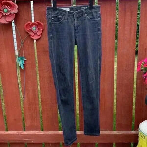 Adriana Goldschmidt the Legging  Super Skinny Fit Faded Black Jean